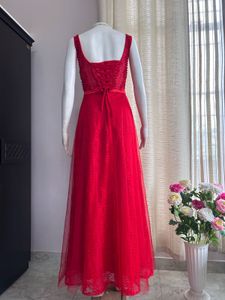 Luxury Shimmery  Red Gown