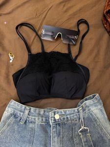 Lace Detail Bralette sexy32-34.5