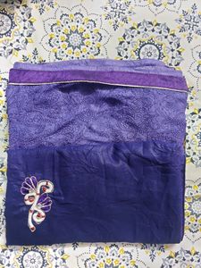 Purple colour saree For women