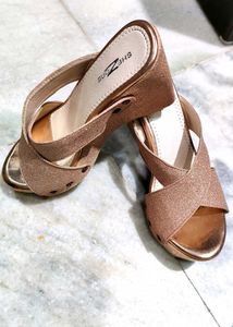 Rose Gold Glitter Heels
