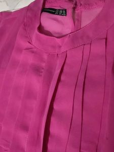 Pink Sheer Top