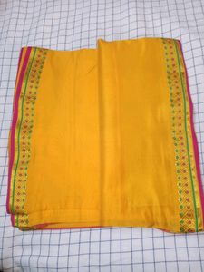 Saree With blouse Gold 🏆
