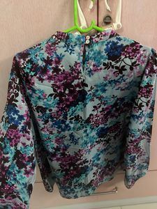 A Multi Coloured Blouse Full sleeves