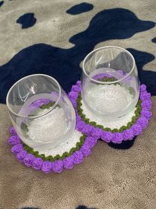 Crochet Flower Coaster