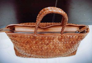 💯  Pure Leather Tote Bag