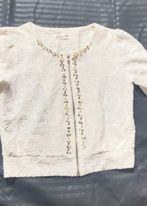 Shrug With Pearls