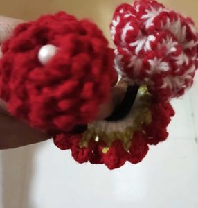 Cute Crochet Hair Tie 3 Pc Ony 100