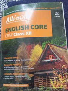 Class 12 Arihant ENGLISH ALL IN ONE