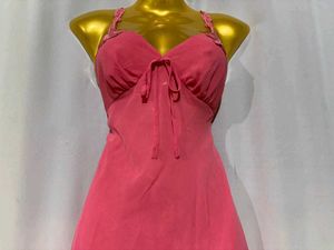Pink Chiffon Tie-Front Cami