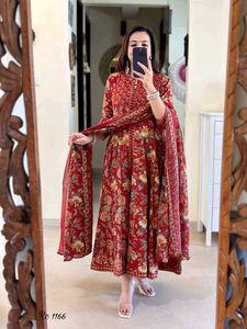 Beautiful Plus Size Anarkali Available In 3 Colour