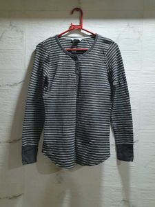 Striped Long Sleeve Top