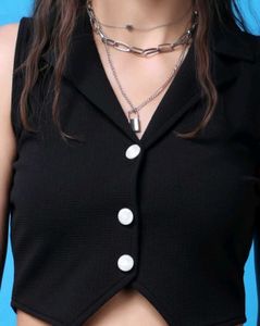 Sleeveless Black Top