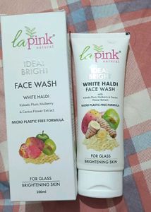 La Pink White Haldi Face Wash