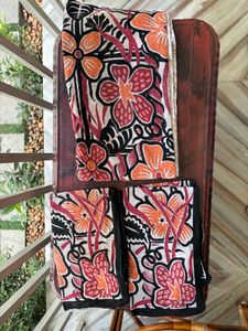 Floral Single Bedsheet With 2 Pillow Covers
