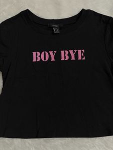 Forever21 Black Crop Top