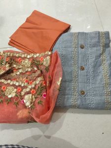 Party Wear Fancy Suit Material Sale