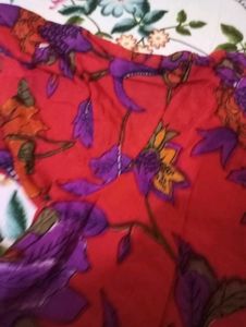 Vintage Floral Short Sleeve Top For Women