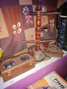 Wooden Jewelry, And Bangles Holder Lipstick Stand