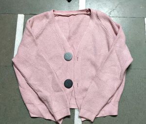 Cute Mauve Cardigan