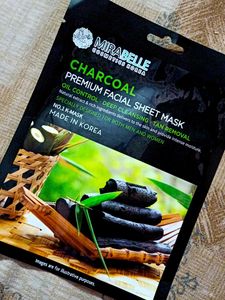 Mirabelle Korean Charcoal Mask To Remove Tanning⚡