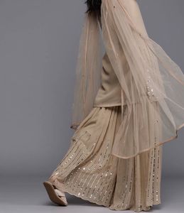 Kurti with Sharara Set And Dupatta