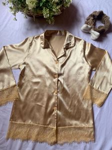 Satin Sleepwear Shirt