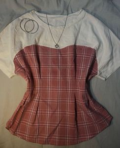 Cute Plaid Corset Top