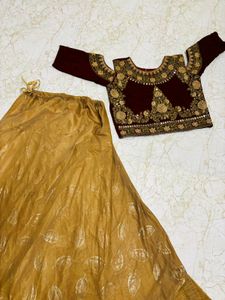 🥳🎉Meroon Lehanga Choli....