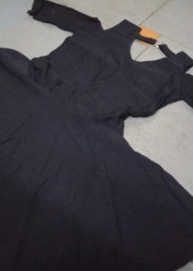 Little Black Cold Shoulder Dress