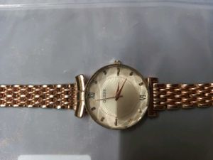 Watch With Golden Chain