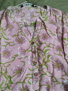 Floral Print Kurti Top (Free Delivery)