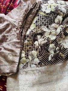 Elegant Floral Saree