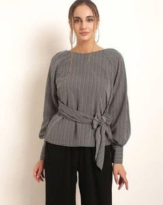 Rare -Gingham Puff Sleeve Top
