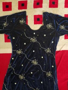 Velvet Designer Kurta
