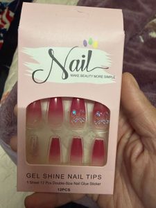 Gel Shine Nail Tips - 12pcs