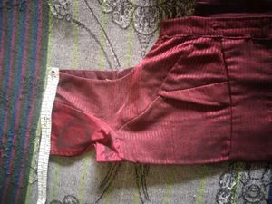 Marron  Stitched Blouse