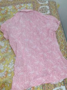 Pink Floral Top