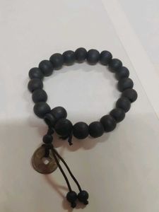 pure karungali mall Beaded Bracelet with Coin
