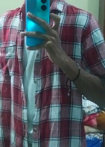 Red Checked Cotton Shirt