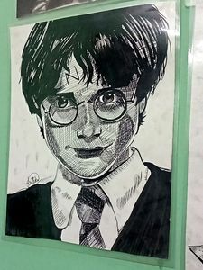 HARRY POTTER POSTER LAMINATED  HANDMADE