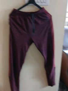 Maroon Track Pants