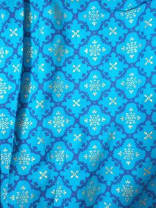 Blue Printed Ethnic Palazzos