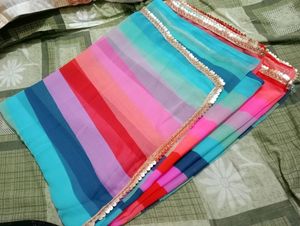 laheriya beautiful soft Georgette saree