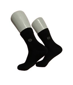 SEAL PACKED - Royal Mart Black Crown Socks