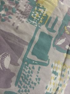 Lavender Printed Kurta