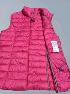Stylish Pink Lightweight Ladies Parka Jacket