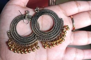 Gold Tone Dangle Earrings