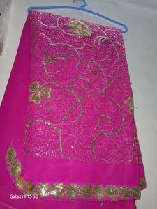 New Saaree Beatifiul Pink Colour Unused💘