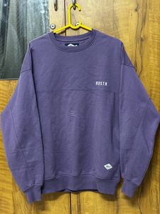 Roadster Lavender men solid sweatshirt