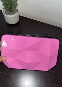 Pink Geometric Hard Case